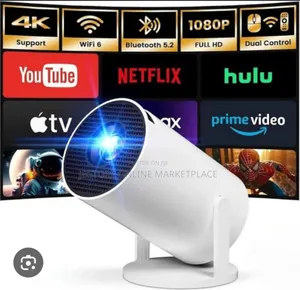 Mini Smart Projector Designed for Indoor and Outdoor Entertainment