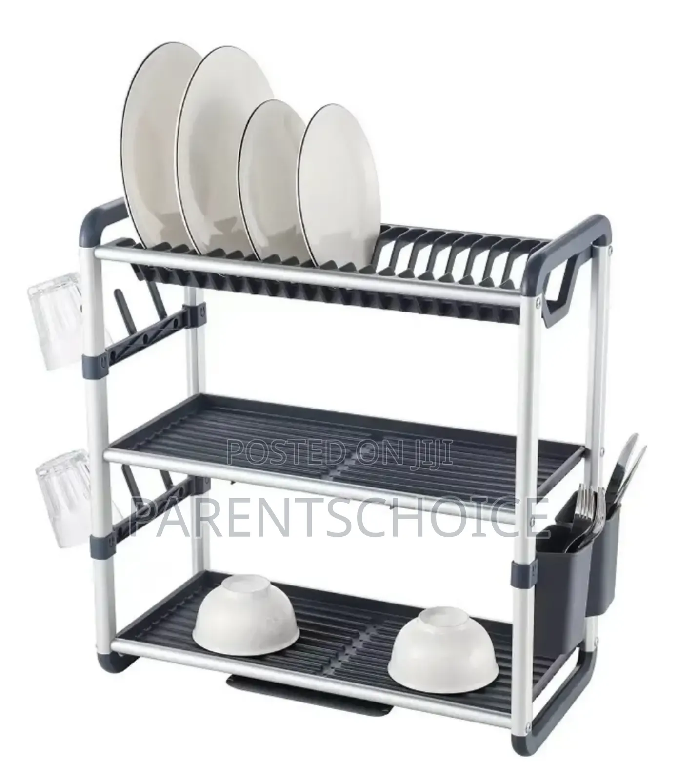 3 Layer Aluminum Dish Rack