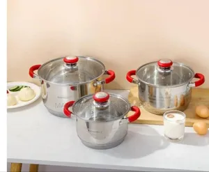 Nice Set of Designer Stainless Pots