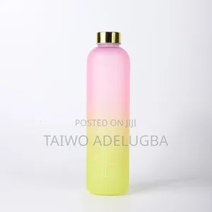 1l Quality Water Bottle With Time Marker