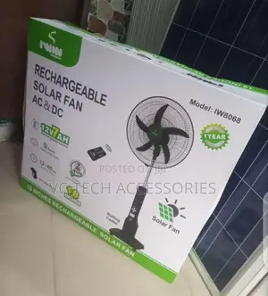 Iwin Energy Rechargeable Solar Fan