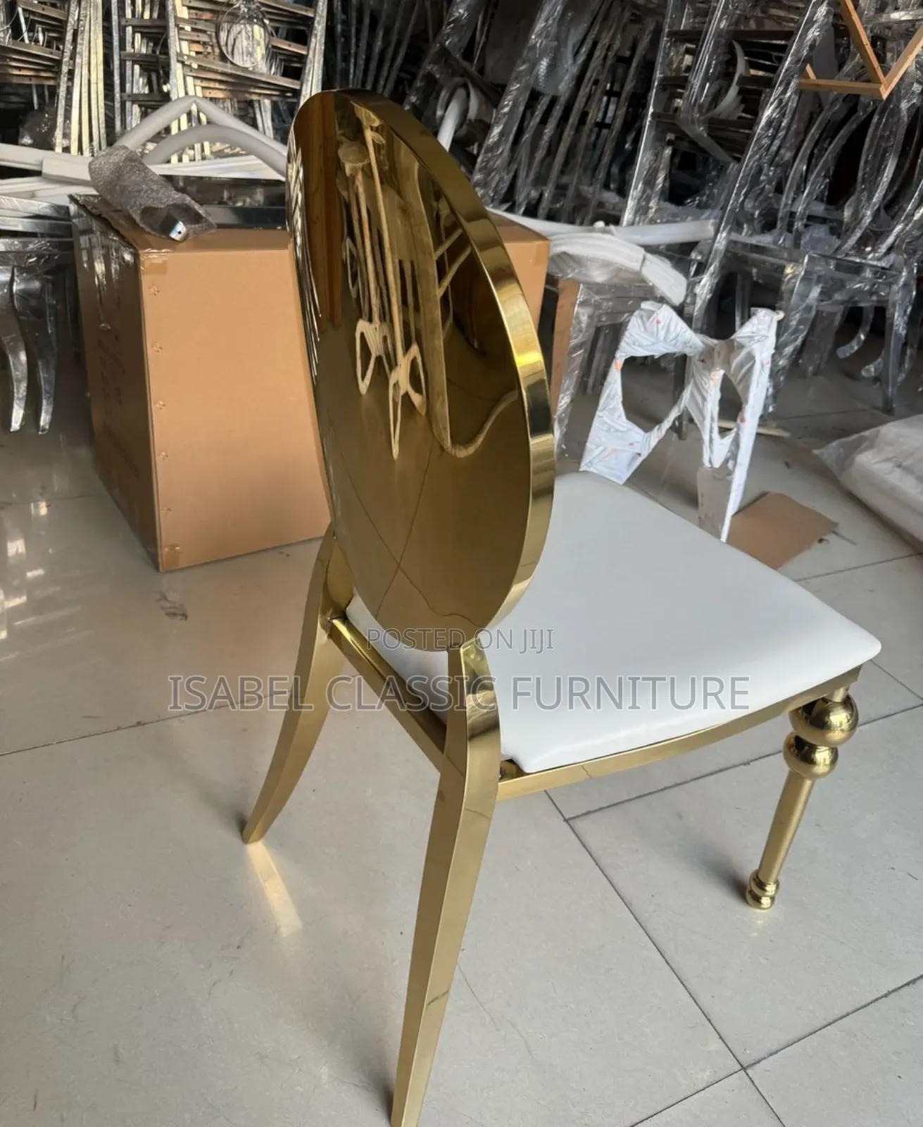 Mirror Face Vip Event Chairs Available Now