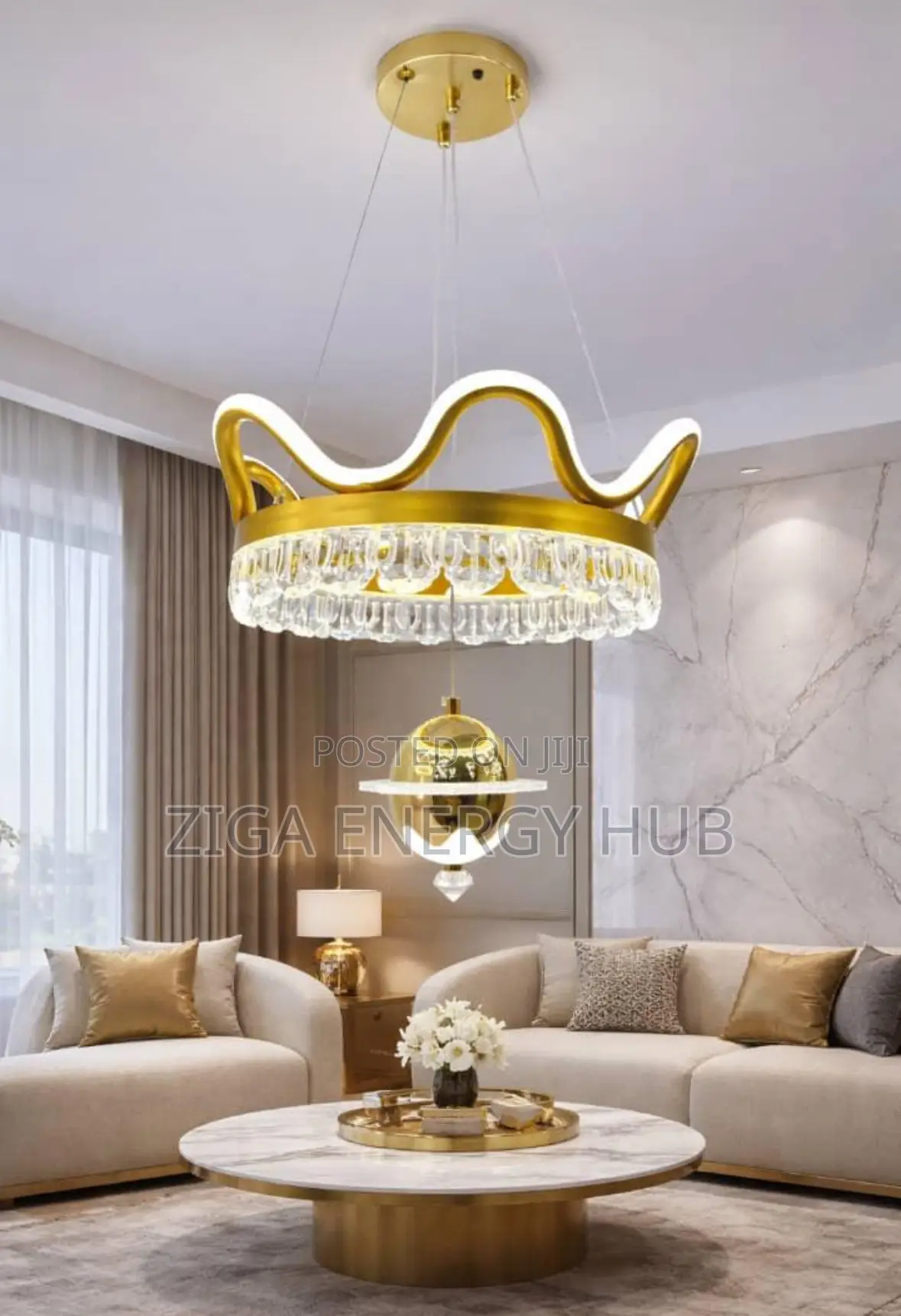 Crown Style Chandelier Light