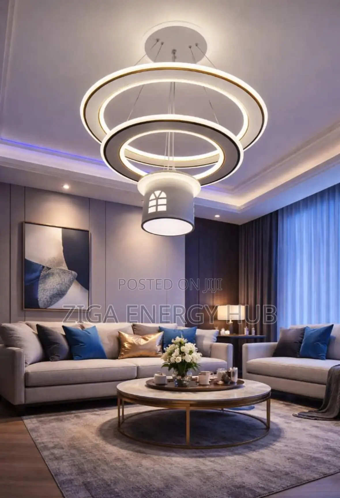 2 Step Chandelier Light
