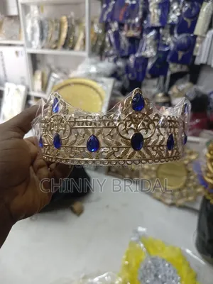 Men Crown Royal Blue and Gold