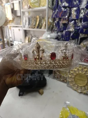 Men Crown Red and Gold