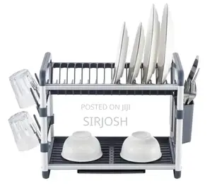 3 Tiers Aluminum Dish Rack