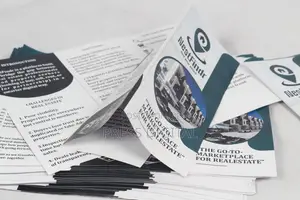 Custom A4 Trifold Glossy Flyers