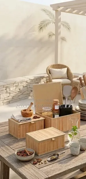 3-in-1 Bamboo Storage Set