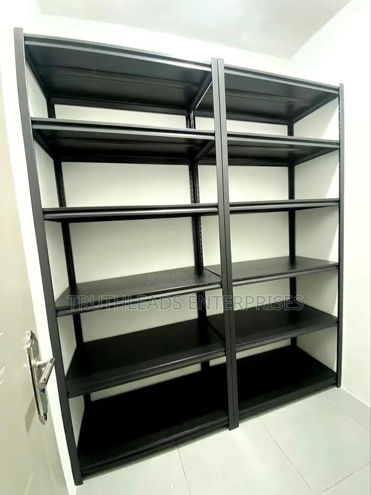 Adjustable Six-Step Boltless Steel Shelving Rack