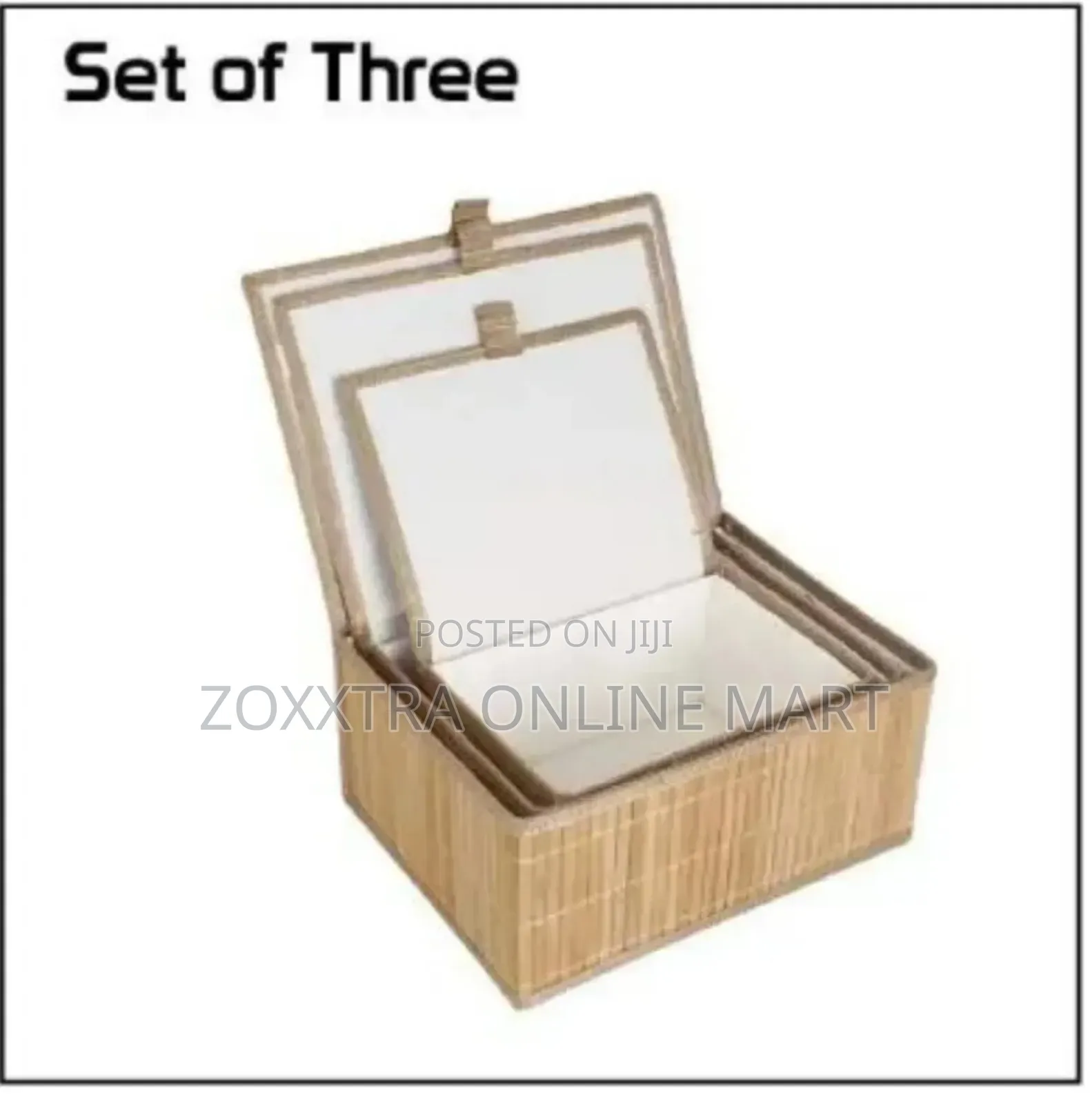 3-in-1 Bamboo Storage Set