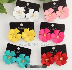 Bohemian Colourful Flowers Earings