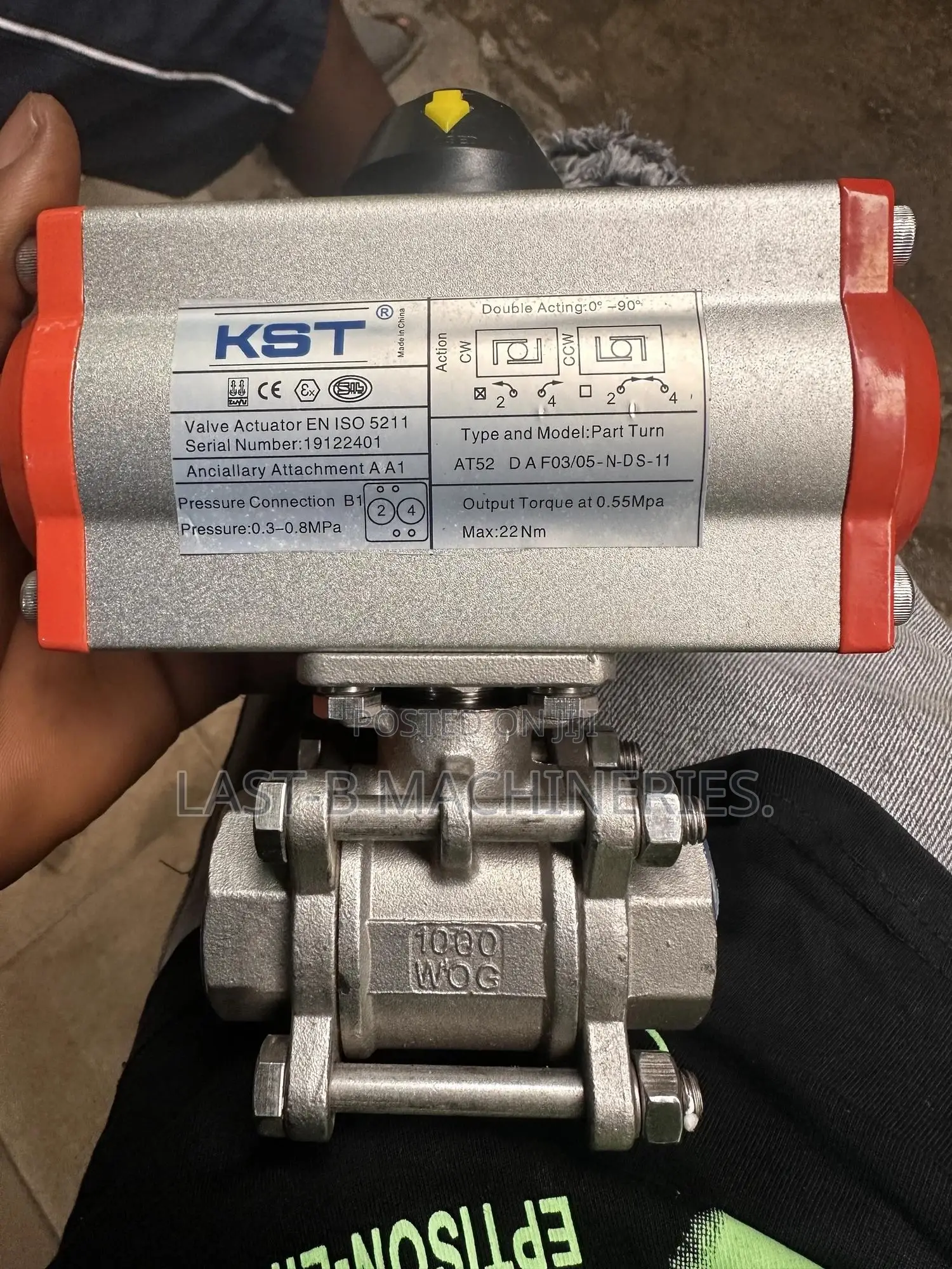 1inch Pneumatic Actuator Valve. Dn20, Dn25 Etc