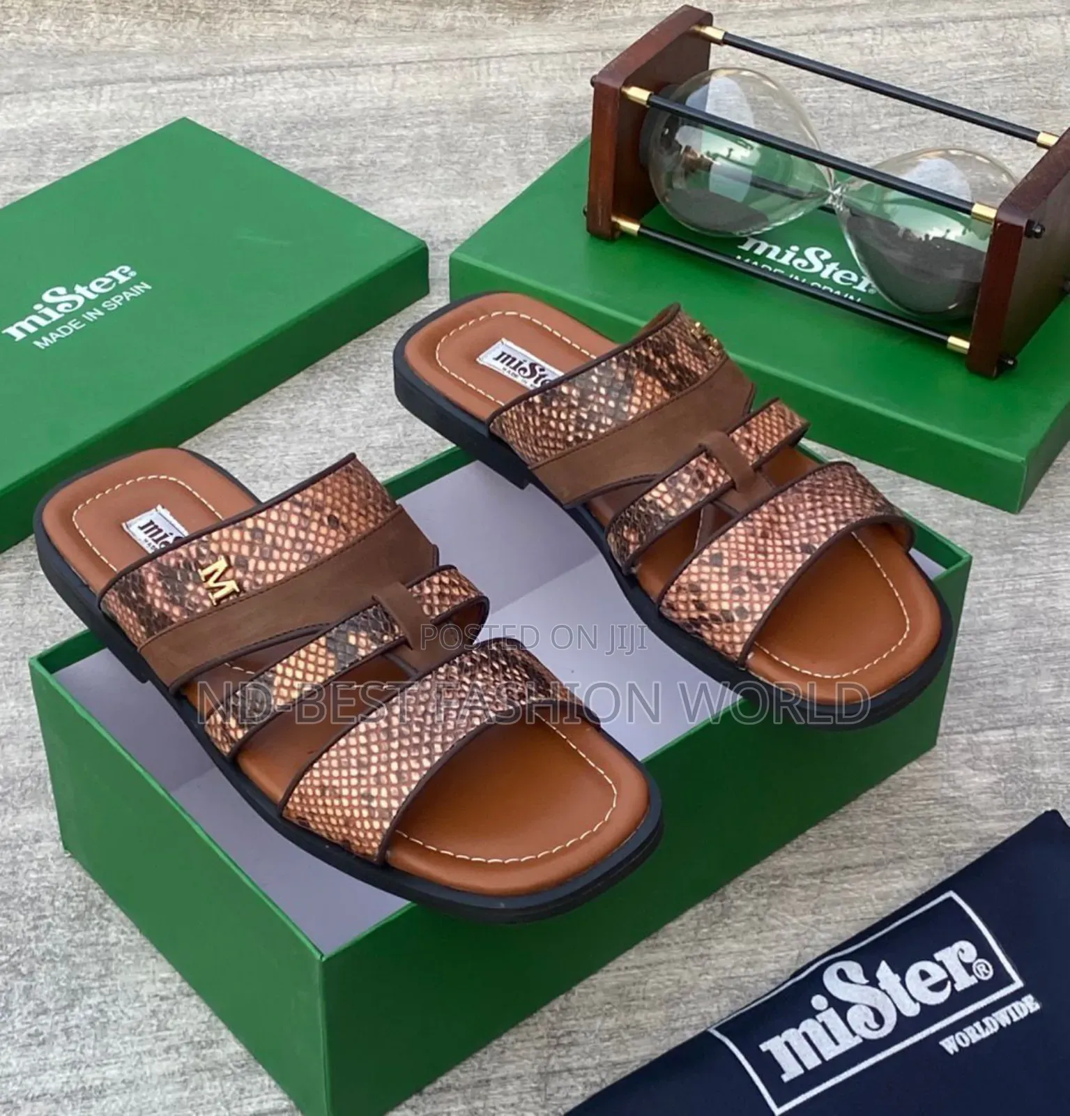 Mistr Leather Slippers