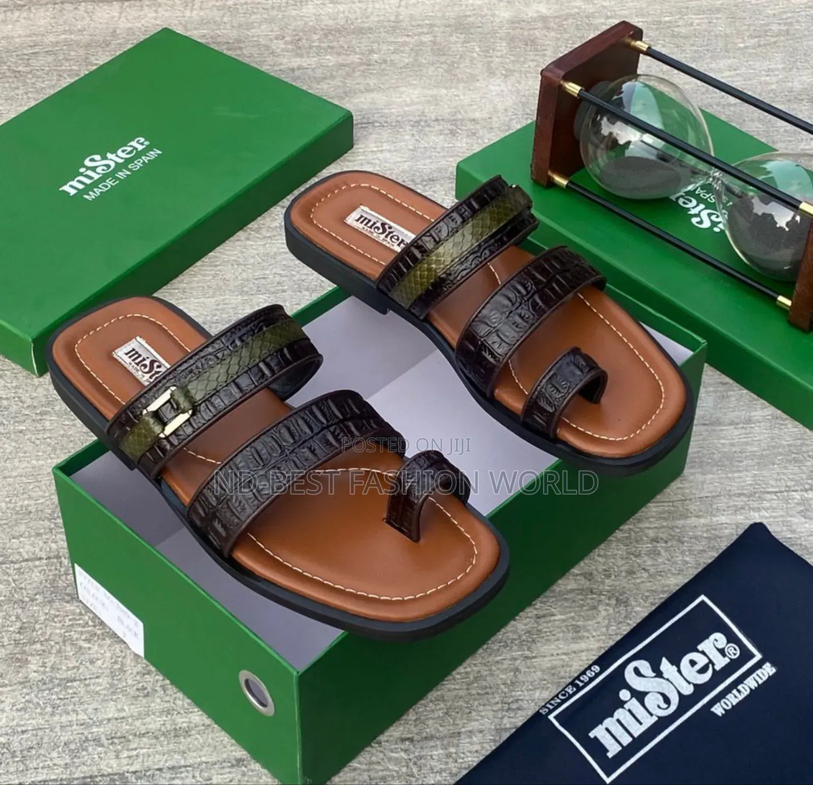 Mister Quality Leather Slippers