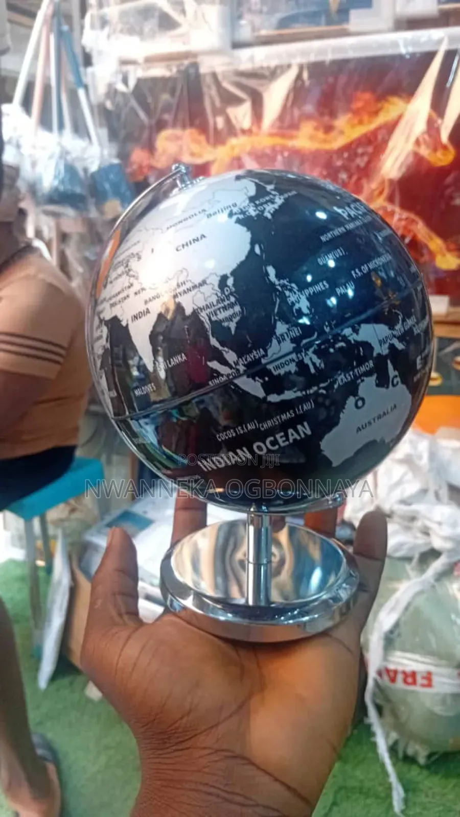 Teaching Globe Metal Bracket 360° Rotation
