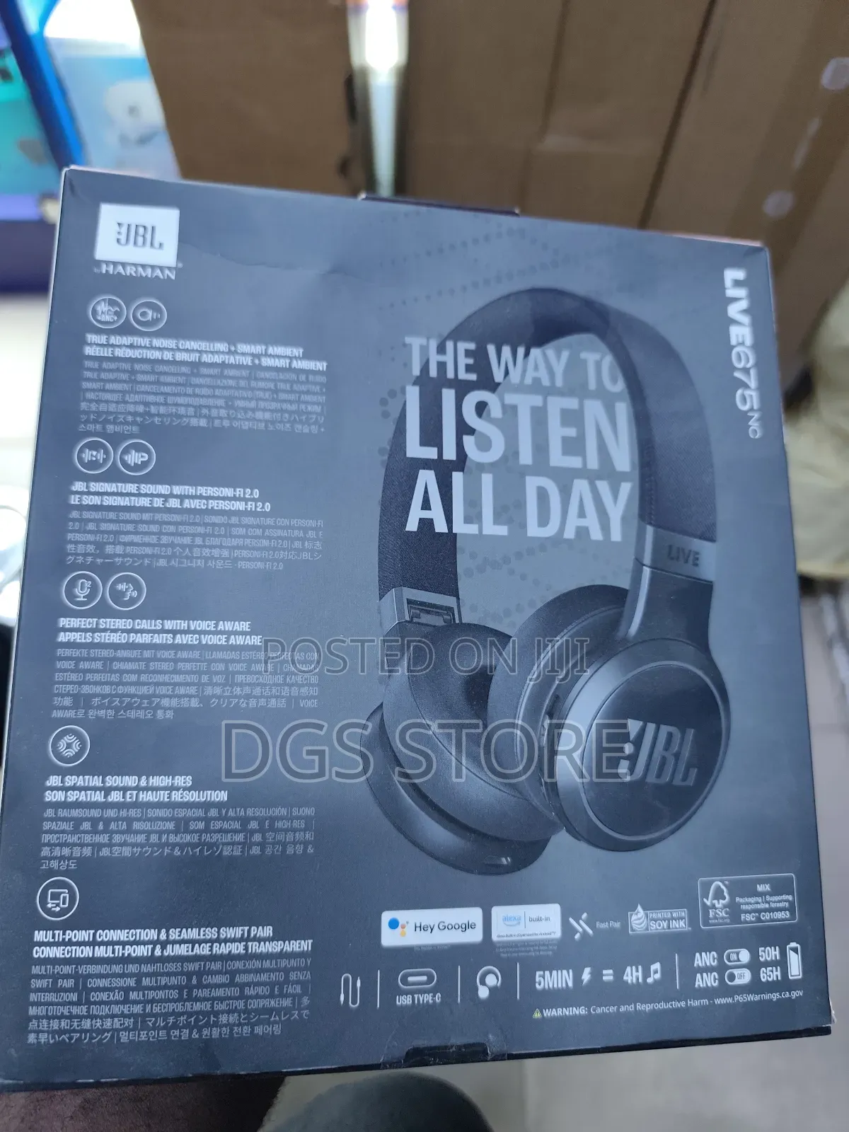 JBL Live 675nc Bluetooth Headphone
