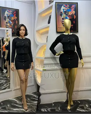 Luxury Longsleeved Beaded Skirt Sets