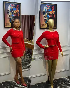 Luxury Longsleeved Beaded Skirt Sets