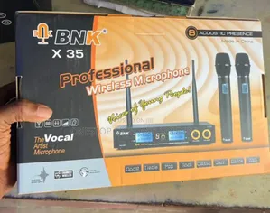 QBNK X-35 Professional Dual Wireless Microphone System