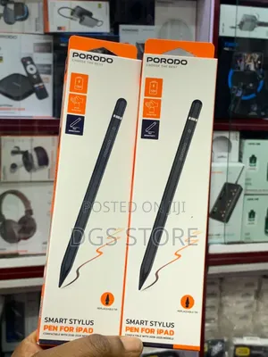 Porodo Stylus Pen for iPad Compatible With 2018 - 2025 Models