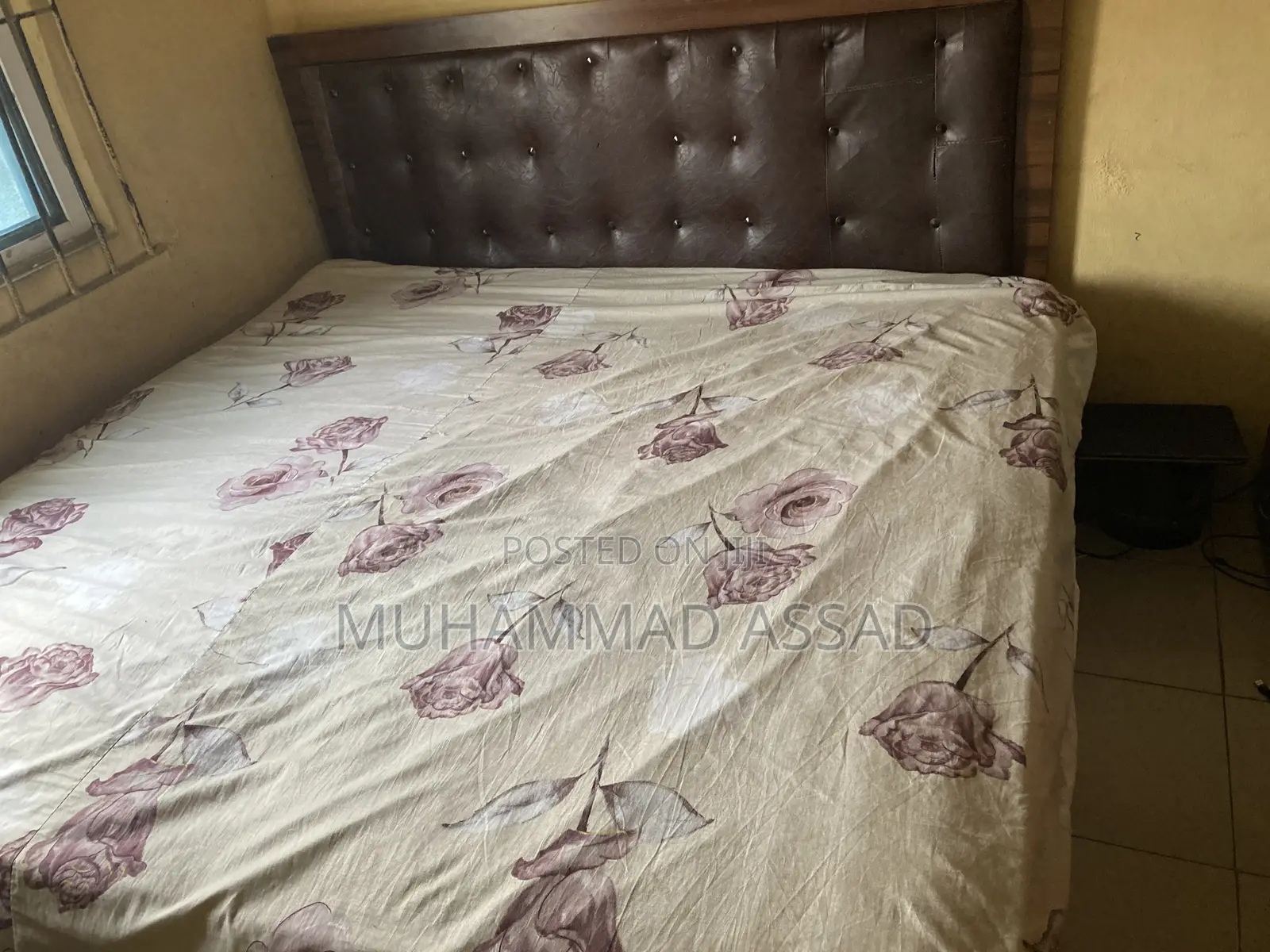 6 by 6 Spring Mattress With Frame