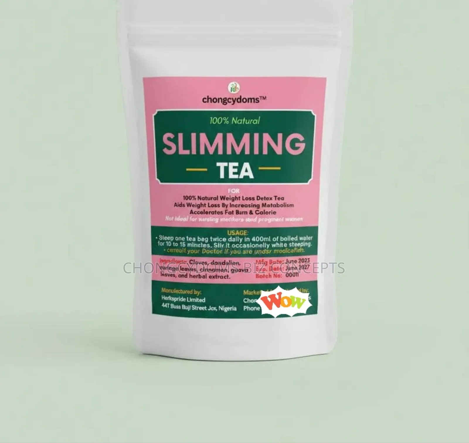Chongcydoms Slimming Tea – Natural Weight Loss Support