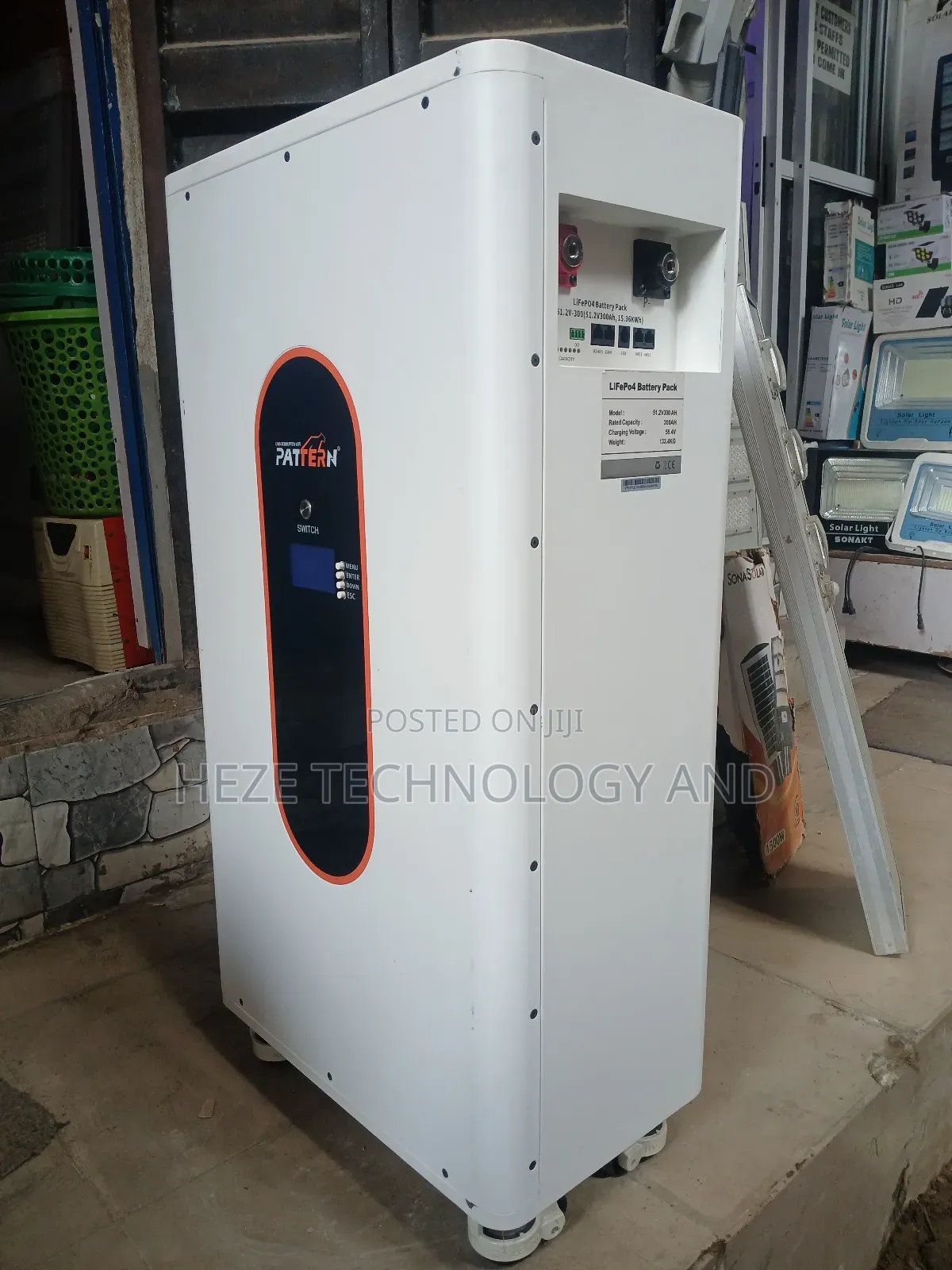 Pattern 15kwh 48v Lithium Battery (Lifepo4) – High Performance Storage