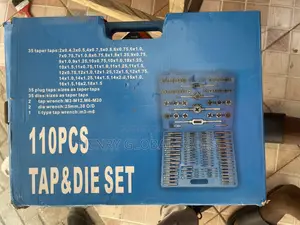 110pcs Complete Tap Dies Drill Set