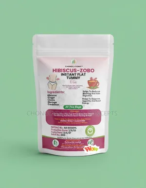 Chongcydoms Hibiscus-Zobo Flat Tummy Tea – Natural Fat Burning Detox