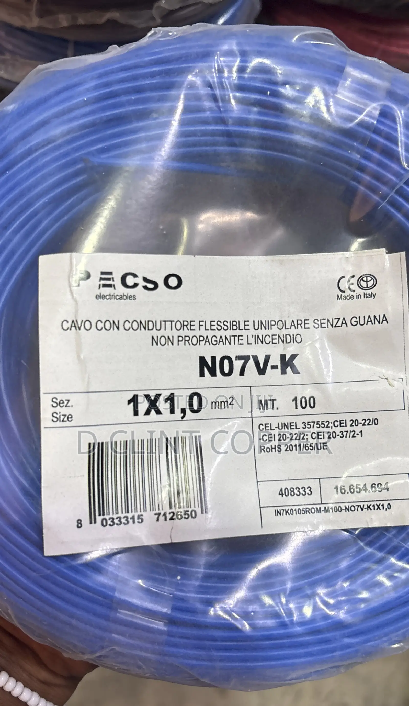 1mm Pecso Cable