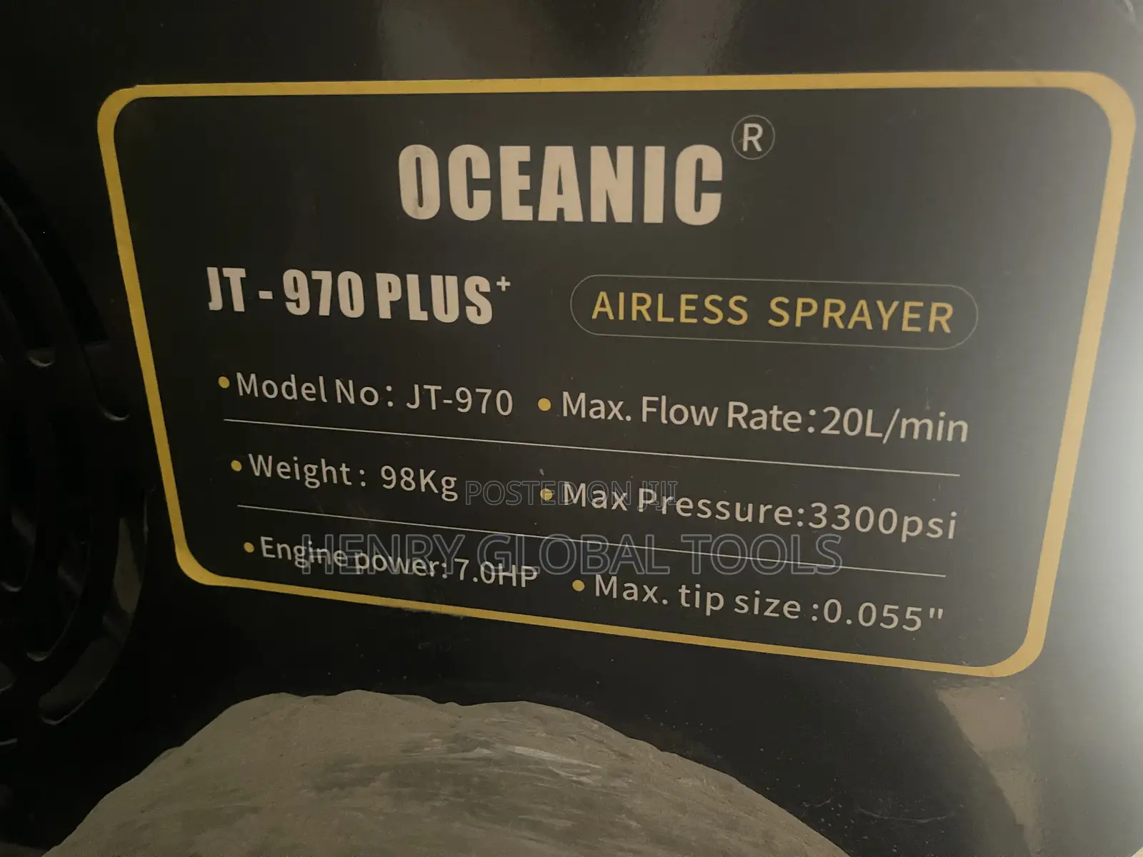 7.0hp Heavy Duty Airless Sprayer Machine
