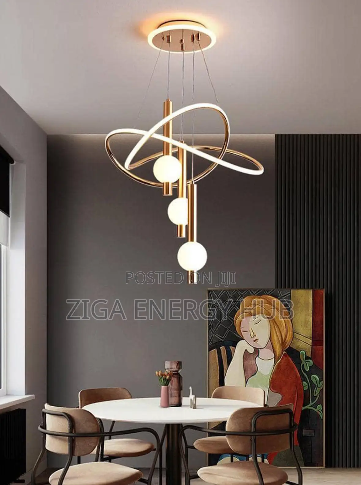 Gold Color Chandelier Light