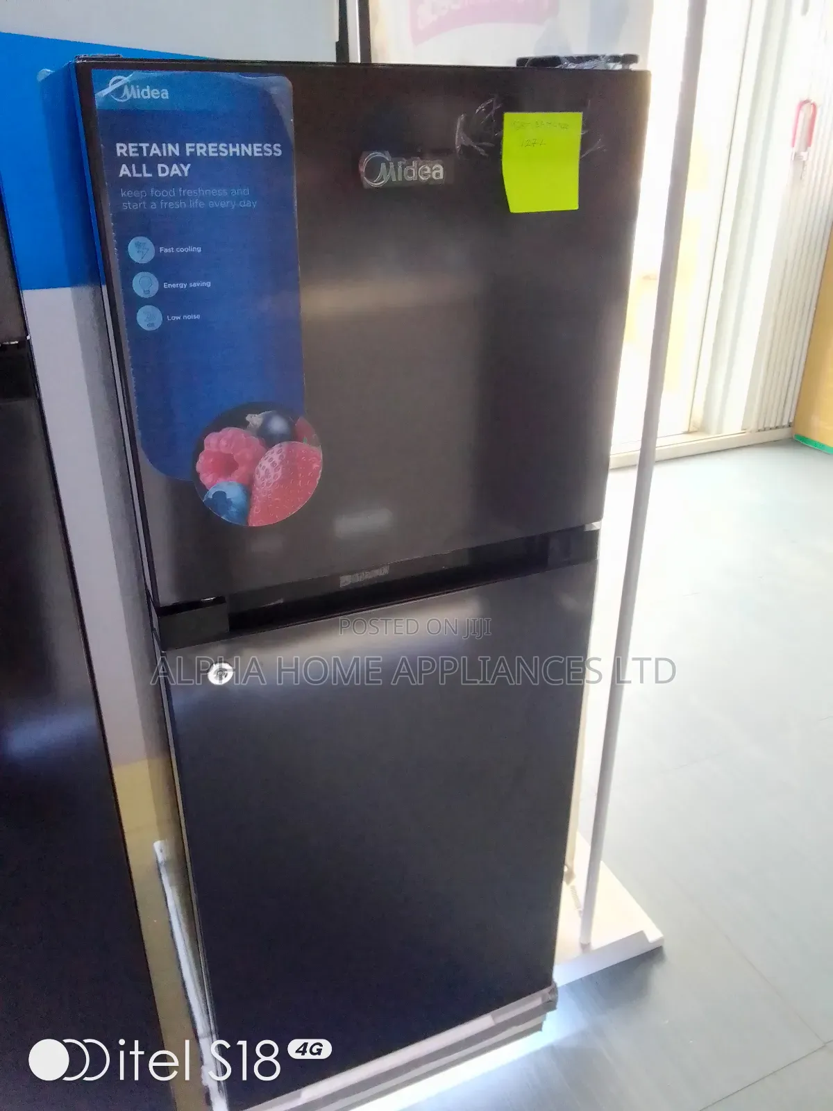 Midea Refrigerator 127l Black Colour