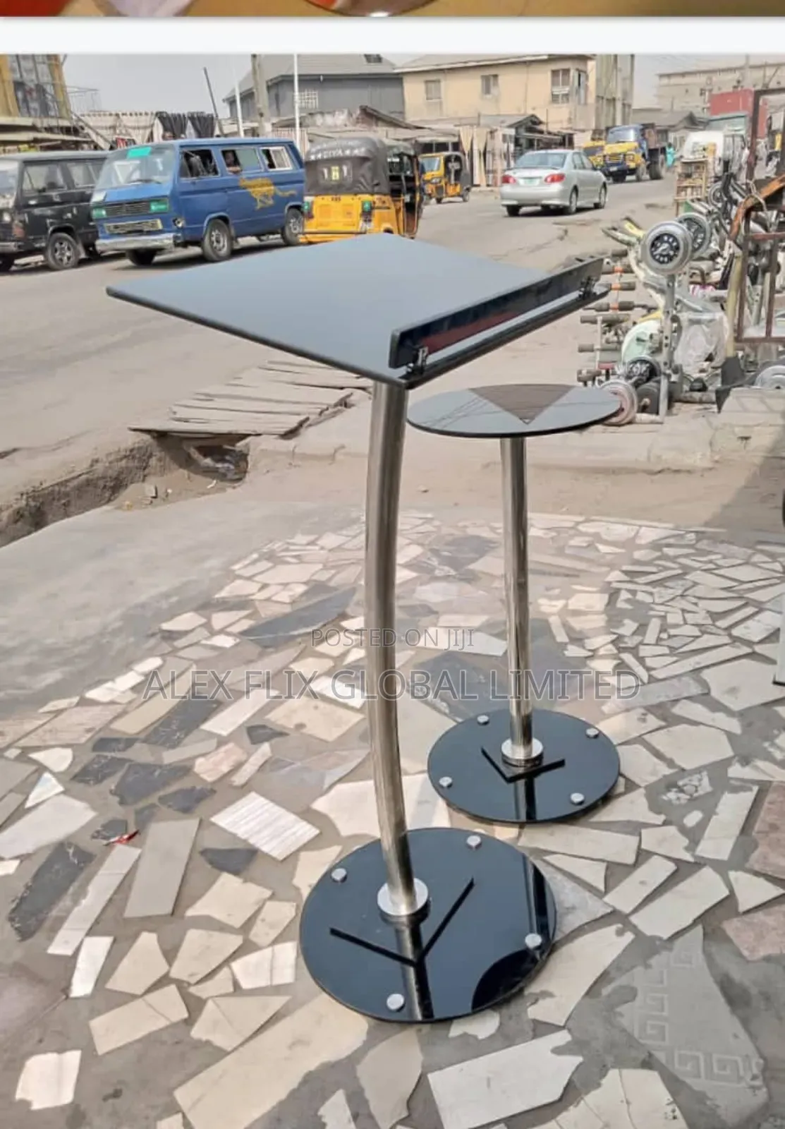 Glass Single Stand Pulpit
