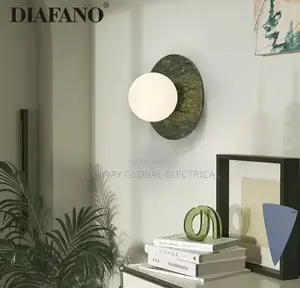 Luxury Green Marble Ddecor Wall Lamp