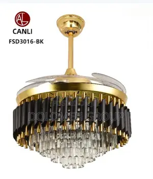 Crystal Chandelier With Fan