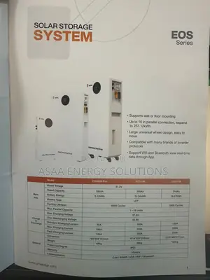 Srne Lithium Battery 5kwh,10kwh,16kwh Eos Series Original Wholesales