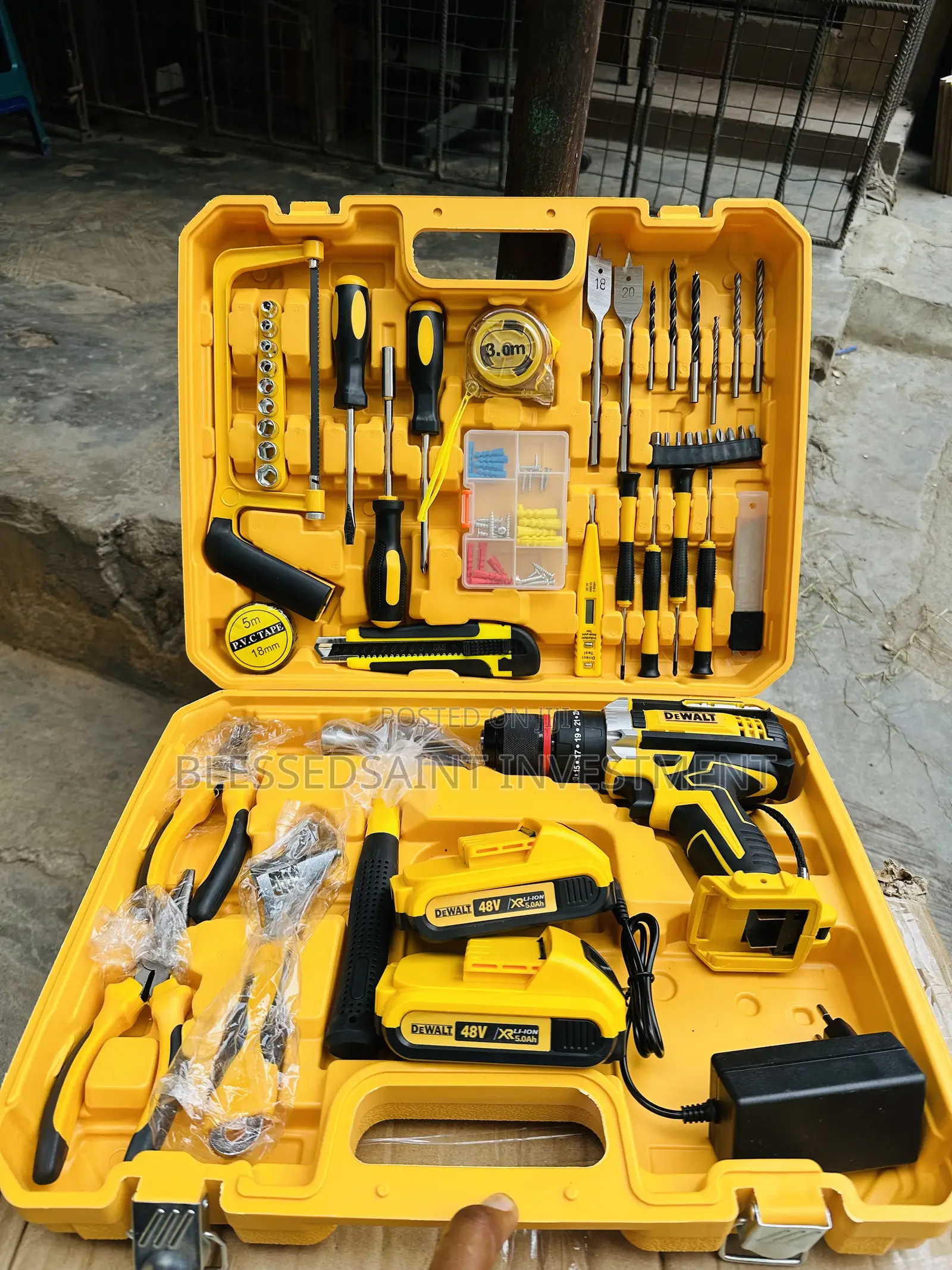 Dewalt Cordless Tools Box Set  48volts