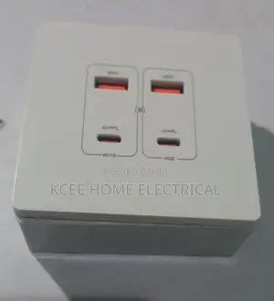 Usb + Type-C Data Port Wall Socket – Fast Charging Wall Outlet