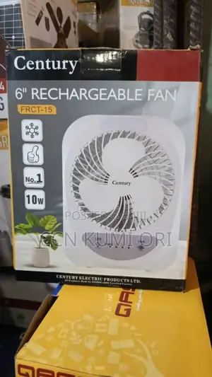 Gasa 6 Inch Rechargeable Desk and Table Fan .