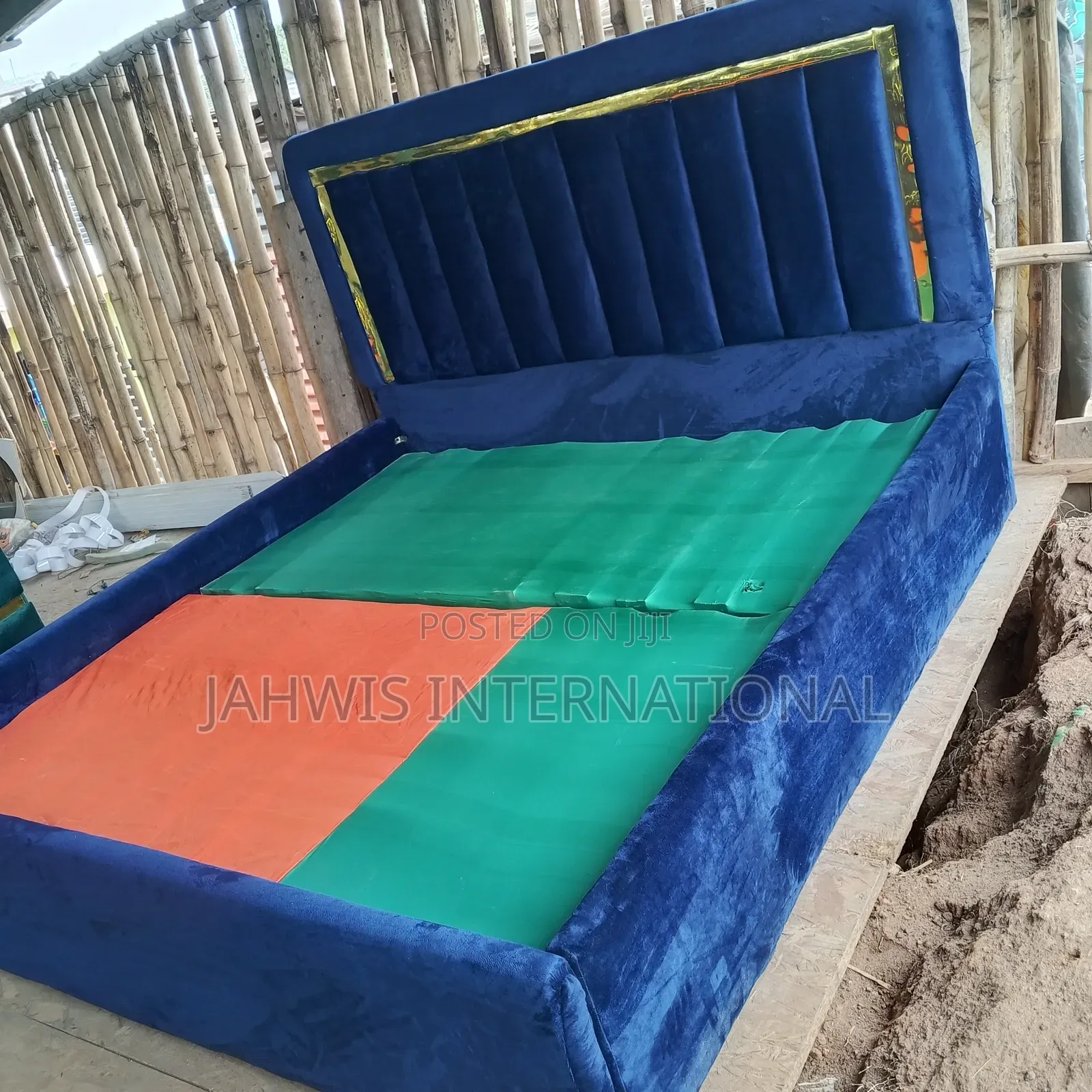 Brand New Blue Color 6by6ft Bed Frame
