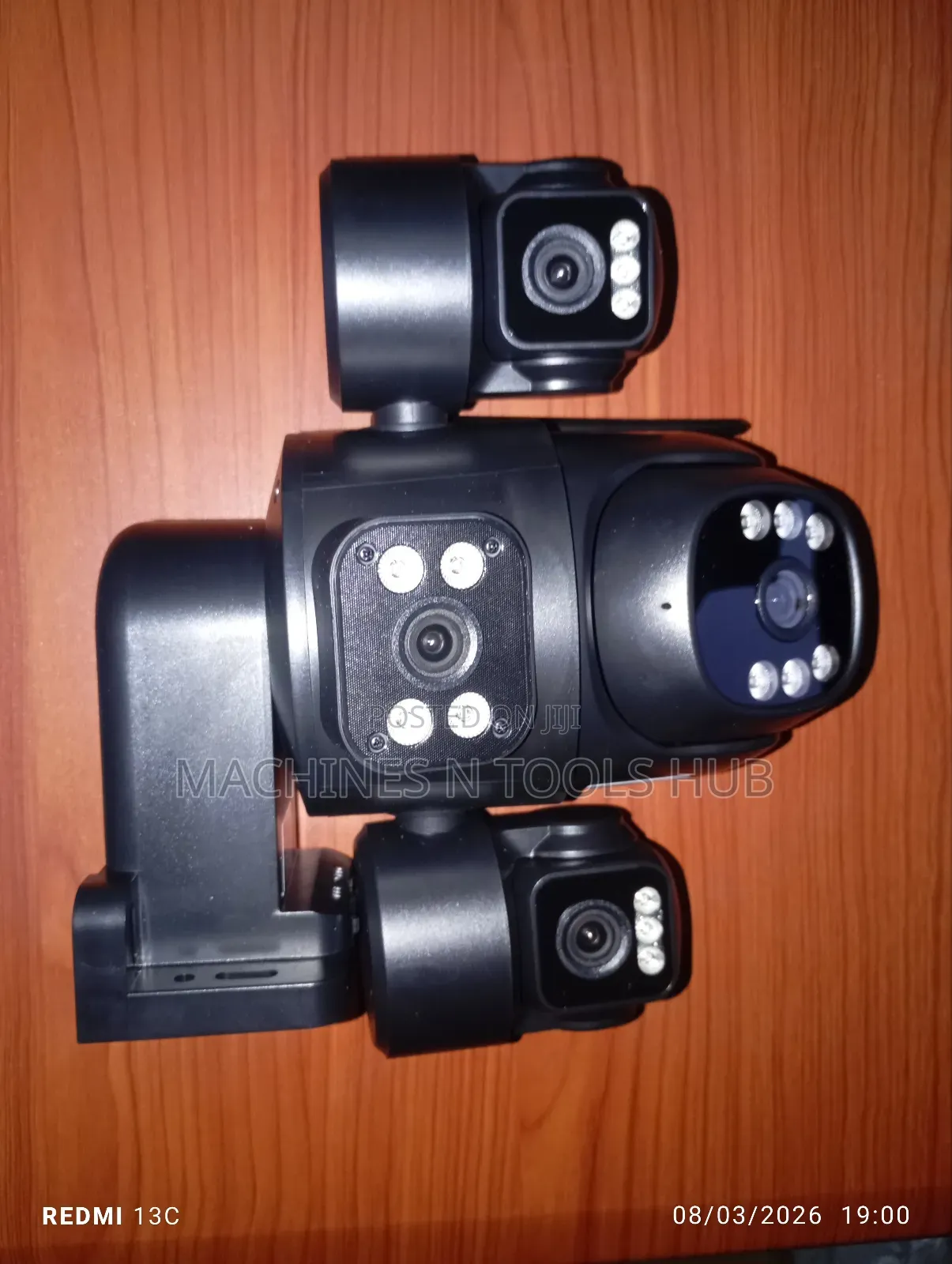 Ptz 4 Lens Solar Security Camera