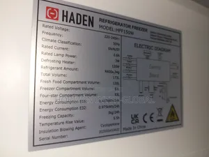 Haden 2 Doors Refrigerator