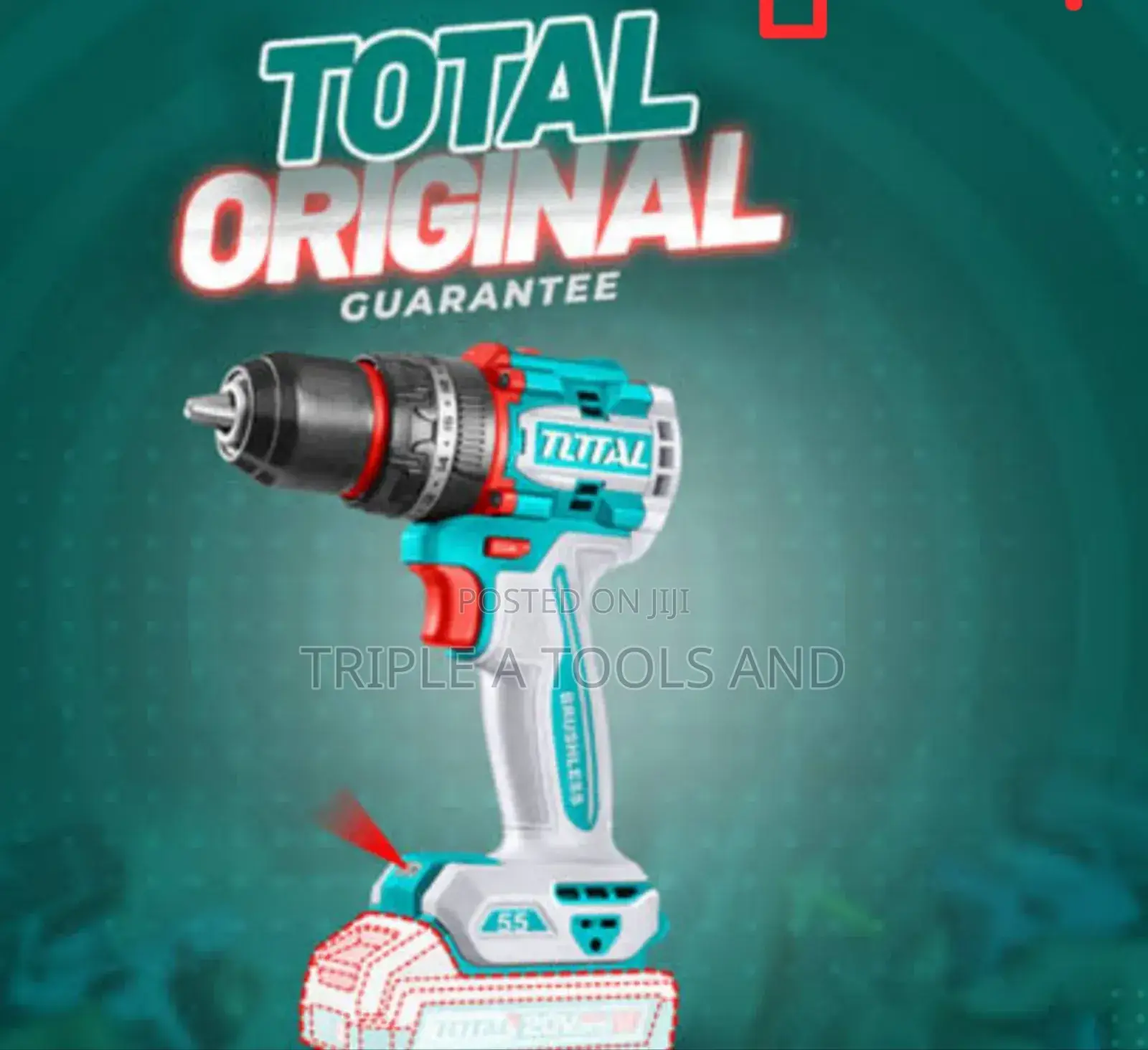 Total 20v Brushless Impact Drill – Compact, Durable Powerful Tool