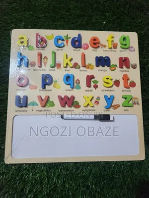 Educational Wooden Alphabet