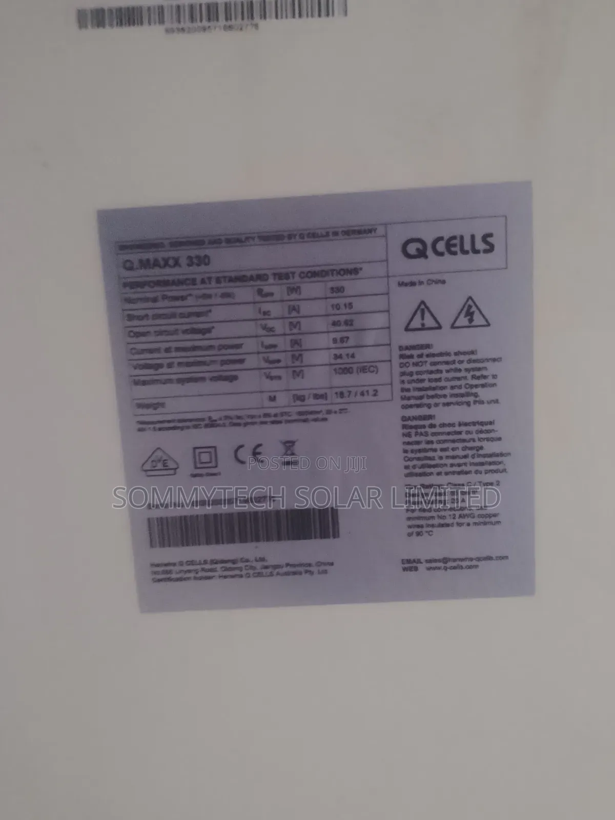 330w Halfcut Panel Non Biaficial