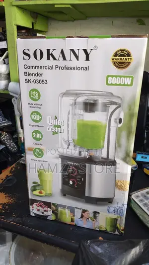 Sokany Sound Proof Blender 8000 Watts