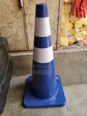 Blue Safety Cone