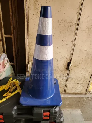 Blue Safety Cone
